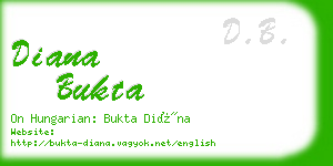 diana bukta business card